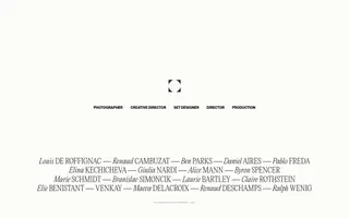 Artsphere homepage website preview