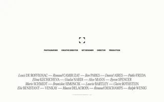 Artsphere homepage website preview