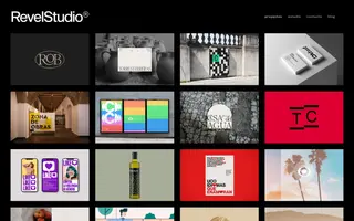 Revel Studio homepage website preview