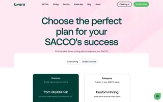 Kwara homepage website preview