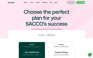 Kwara homepage website preview