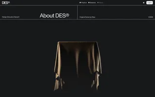Design Education Series by Obys homepage website preview