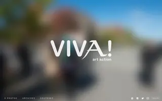 VIVA! homepage website preview