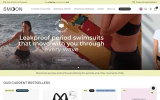 Smoon homepage website preview
