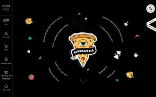 Buddha Pizza homepage website preview