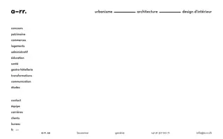a-rr. homepage website preview