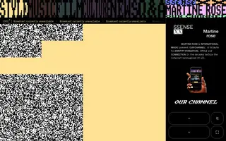 SSENSE XX Martine Rose homepage website preview