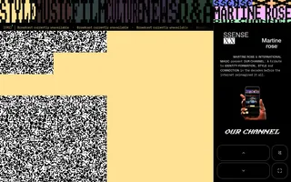 SSENSE XX Martine Rose homepage website preview