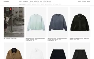 Goodfight homepage website preview
