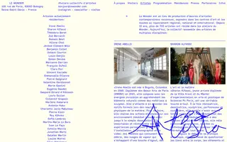 Le Wonder homepage website preview