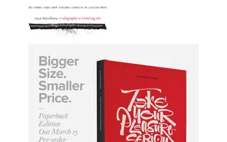 Luca Barcellona homepage website preview