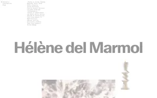 helenedelmarmol.com homepage website preview