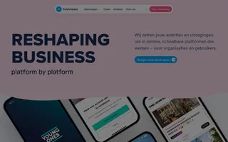 Freshheads homepage website preview
