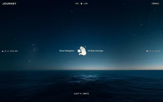 Journey homepage website preview