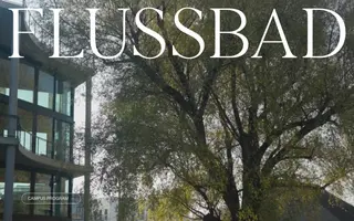 Flussbad homepage website preview