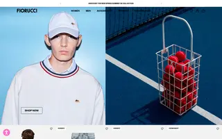 Fiorucci homepage website preview