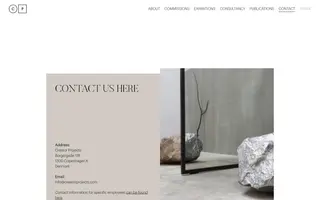 Creator Projects homepage website preview