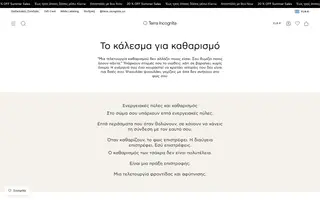 T-incognita homepage website preview