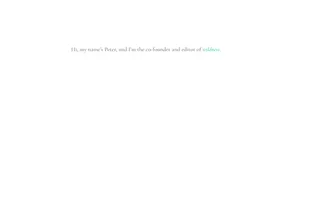Peter Barnfather homepage website preview