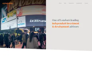 Michael Elliott homepage website preview