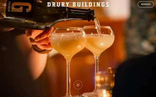 Drury Buildings homepage website preview