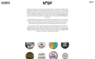 Non-Breaking Space homepage website preview