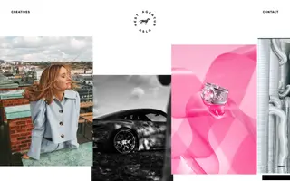 Hestagentur homepage website preview