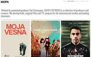 Mofa homepage website preview