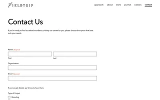 Fieldtrip homepage website preview