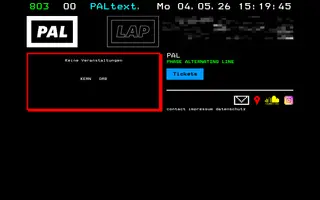 Pal-tv homepage website preview