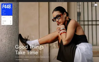 P448 homepage website preview