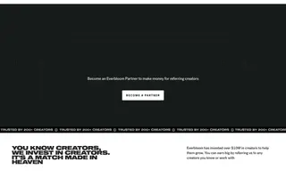 Everbloom homepage website preview