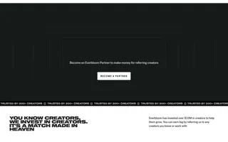 Everbloom homepage website preview