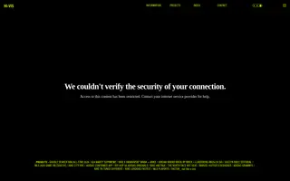 Hi-Vis homepage website preview