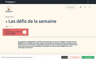 Lire notre monde homepage website preview