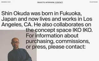 Waka Waka Collection N01 homepage website preview