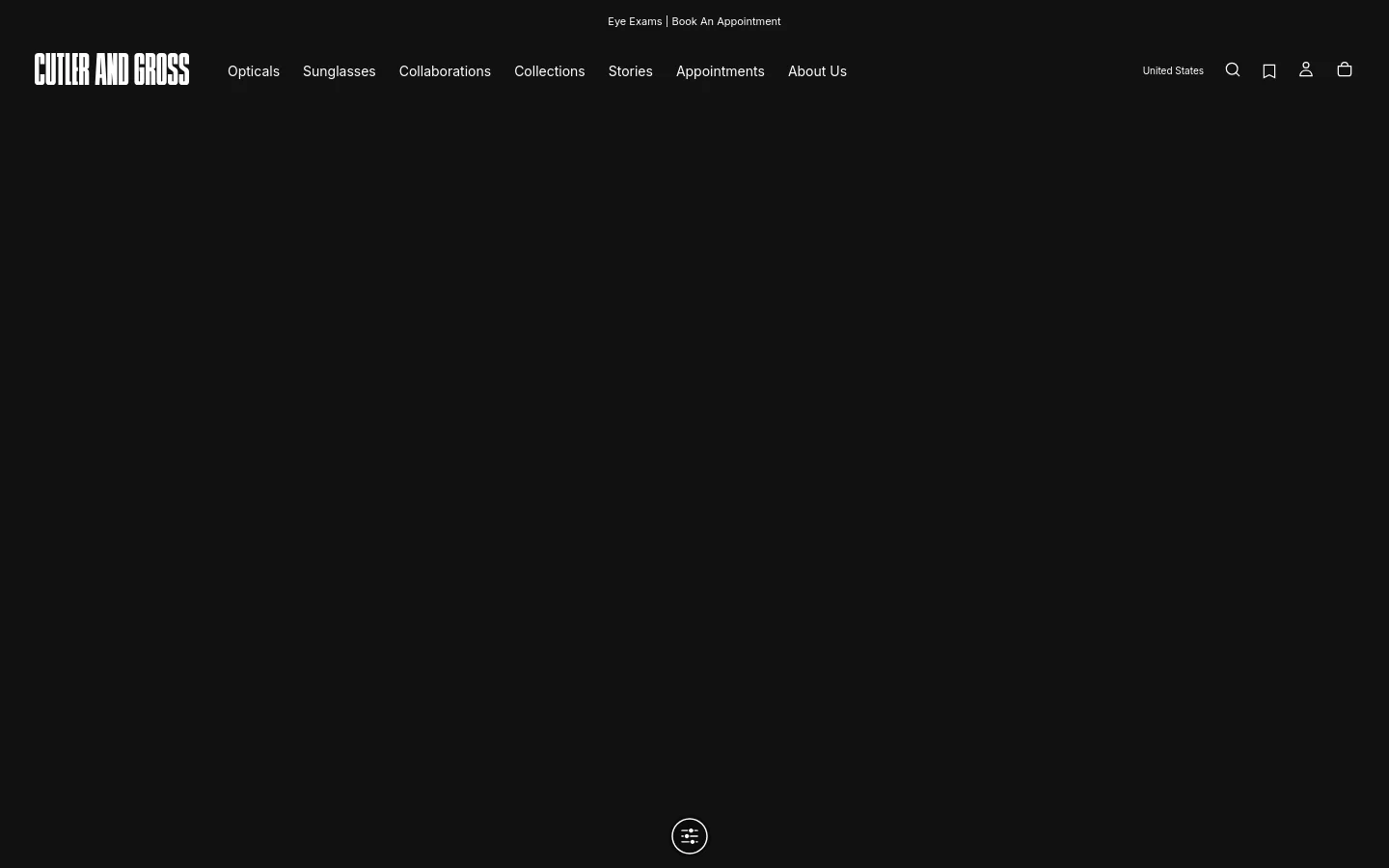 Cutler and Gross homepage desktop website screenshot