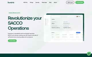 Kwara homepage website preview