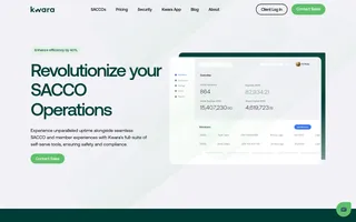 Kwara homepage website preview