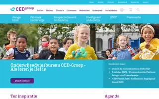 CED-Groep homepage website preview
