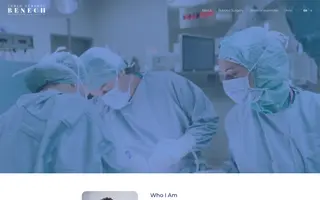 Benech Neurochirurgia homepage website preview