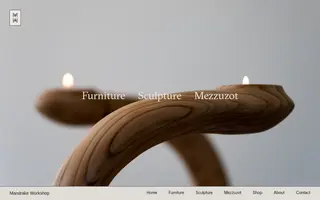 Mandrake Workshop homepage website preview