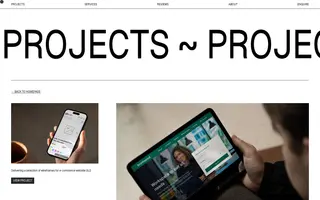 David Jones homepage website preview
