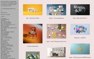 Santi Zoraidez homepage website preview