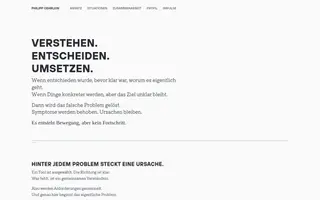 Philipp Oehrlein homepage website preview