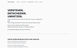 Philipp Oehrlein homepage website preview
