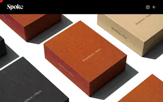 Studio Spoke homepage website preview