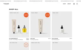 The Feelist homepage website preview