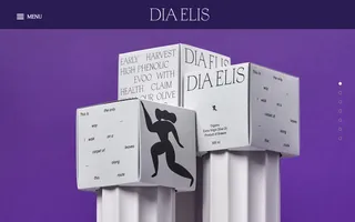 DIA ELIS homepage website preview