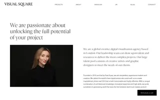Visual Square homepage website preview